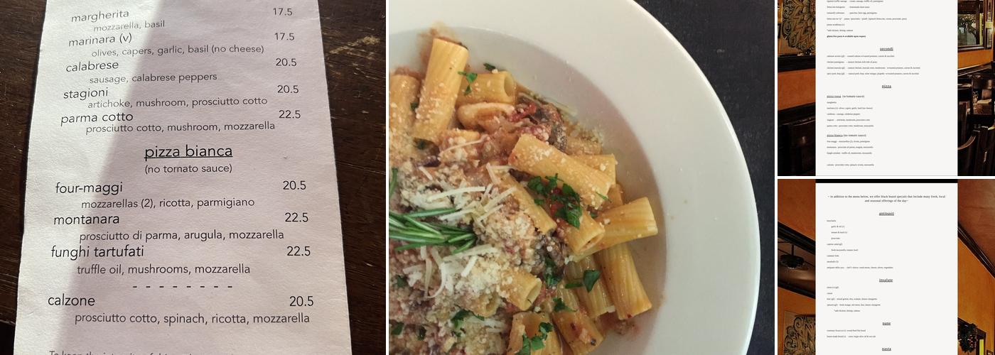 Quattro Gatti Ristorante e Pizzeria Menu