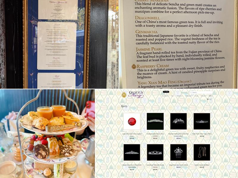 Queen Mary Tea Room Menu