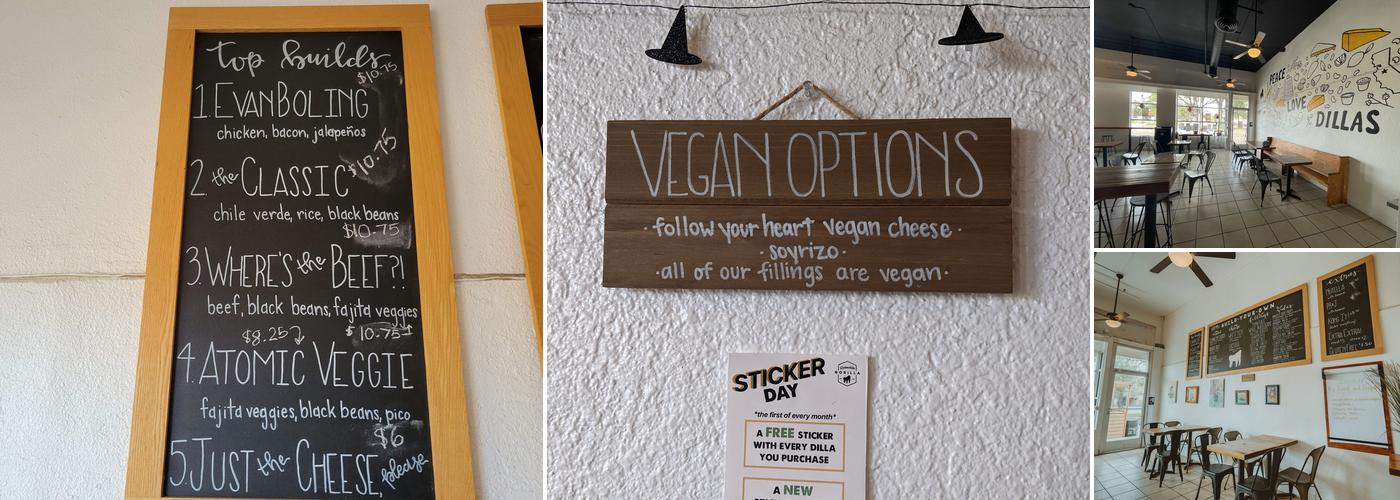 Quesadilla Gorilla Menu