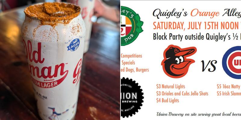 Quigley's Half-Irish Pub Menu