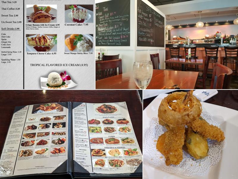 Rain Thai and Sushi Bar Menu