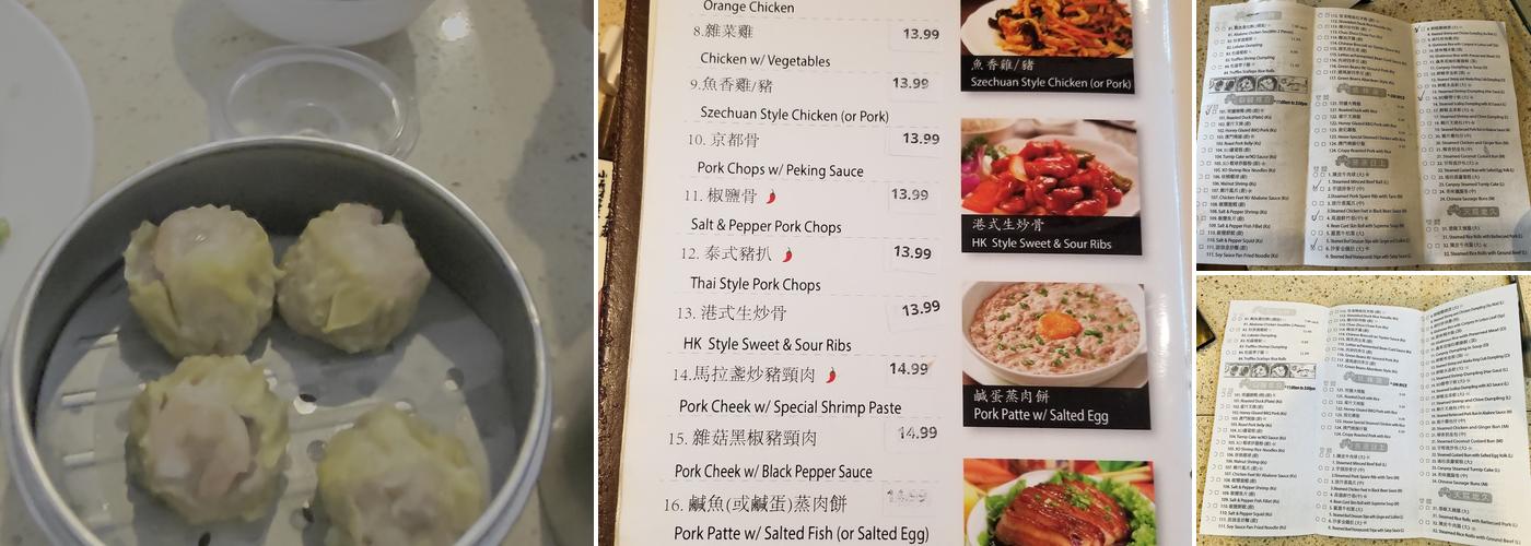 Rainbow Kitchen Menu