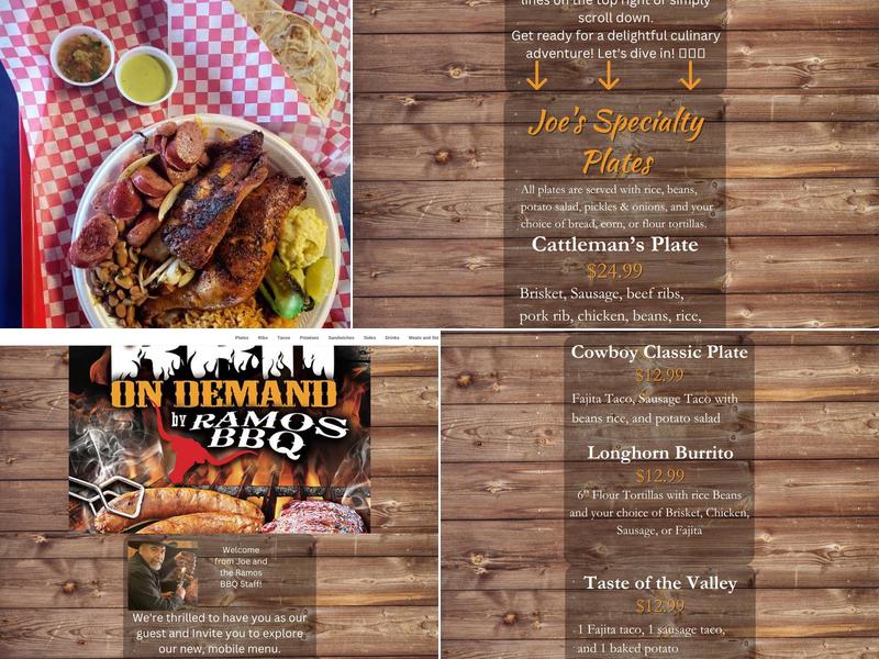 Ramos BBQ & Catering Menu