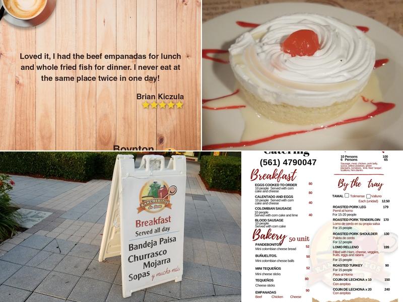 Rancheritos De Boca WEST Colombian & Latin Food Menu