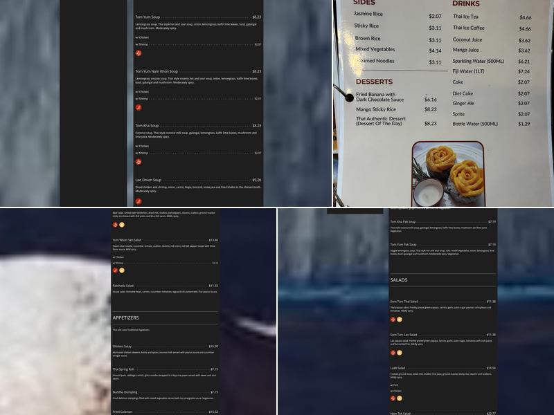 Ratchada Thai & Laos Cuisine Menu