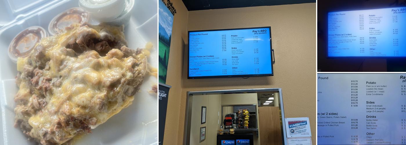 Ray’s Bar-B-Q Menu