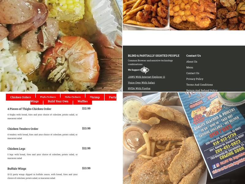 Ray's Chicken & Fish Mart Menu