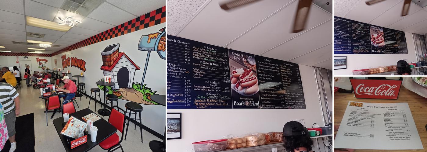 Ray's Dog House Menu