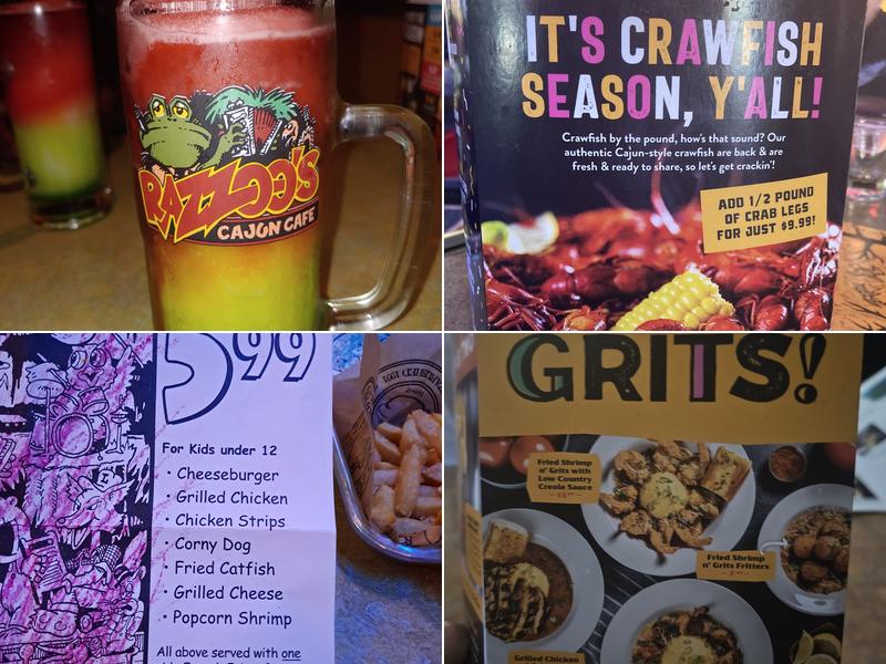 Razzoo's Cajun Cafe Menu