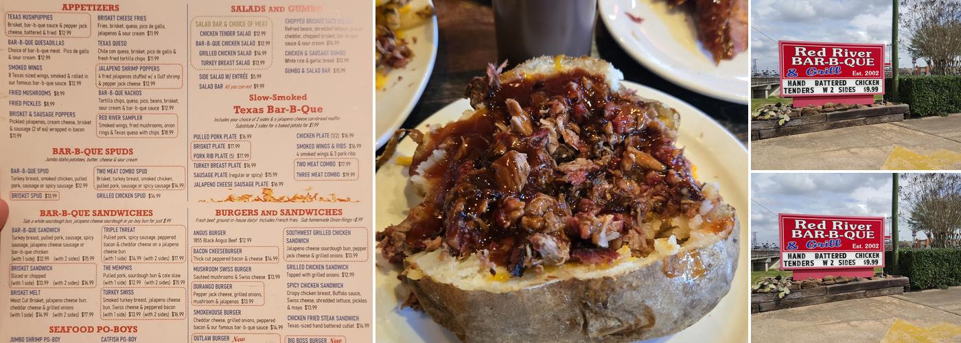 Red River Bar-B-Que & Grill Menu