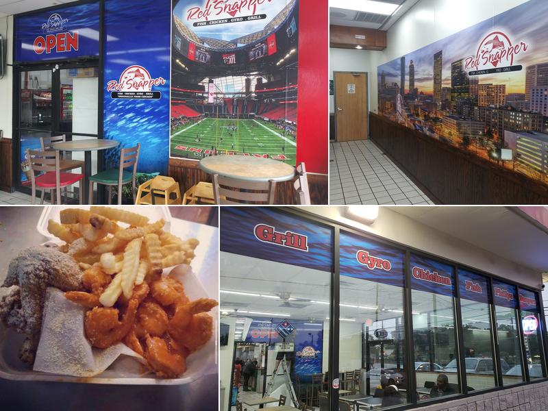 red snapper fish & chicken