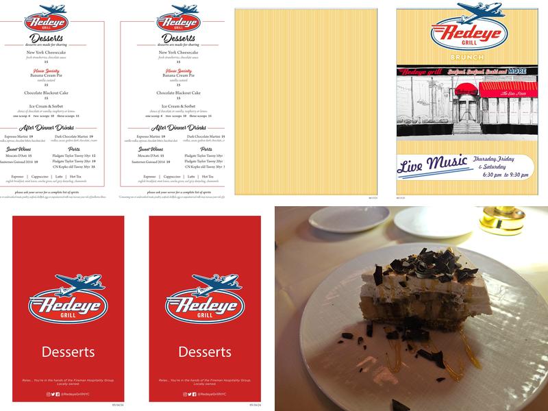 Redeye Grill Menu