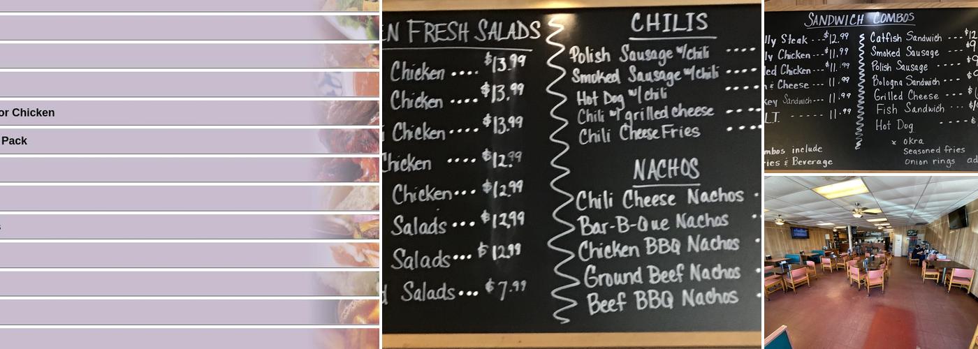 Reese's Bar-B-Q Menu