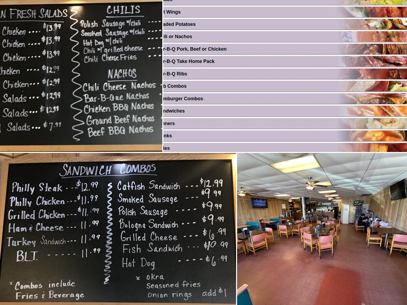 Reese's Bar-B-Q Menu