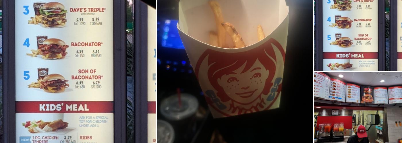 Wendy's Menu