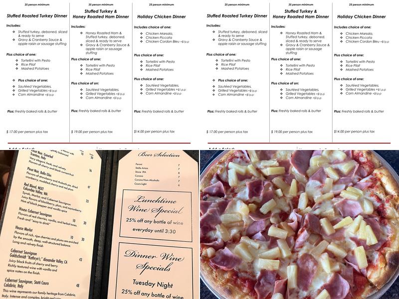 Renato's Restaurant and Catering Menu