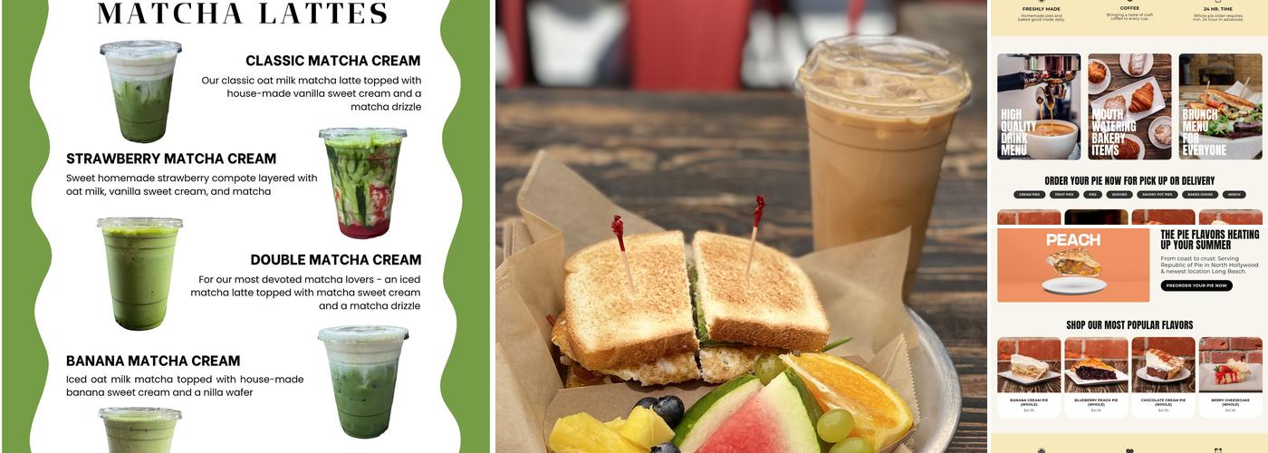 Republic Of Pie Menu