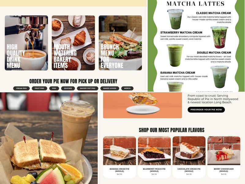 Republic Of Pie Menu