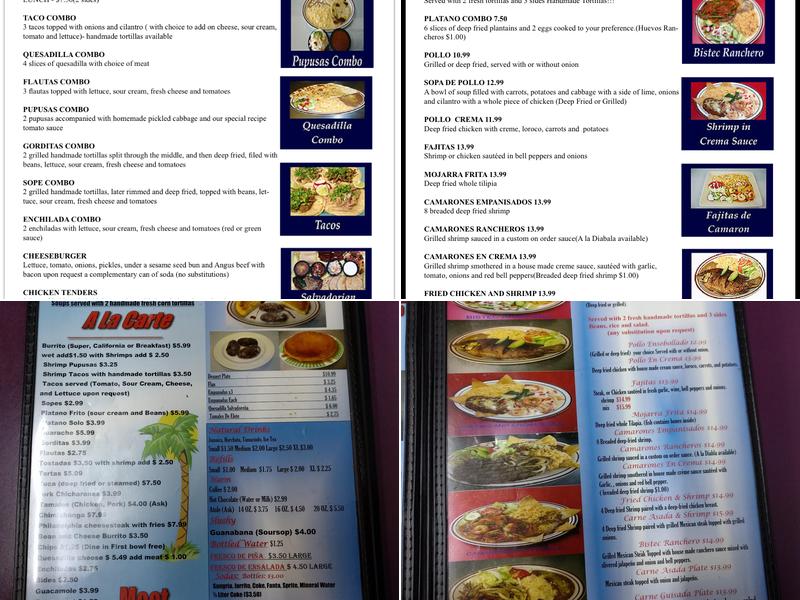 Yesenia Menu