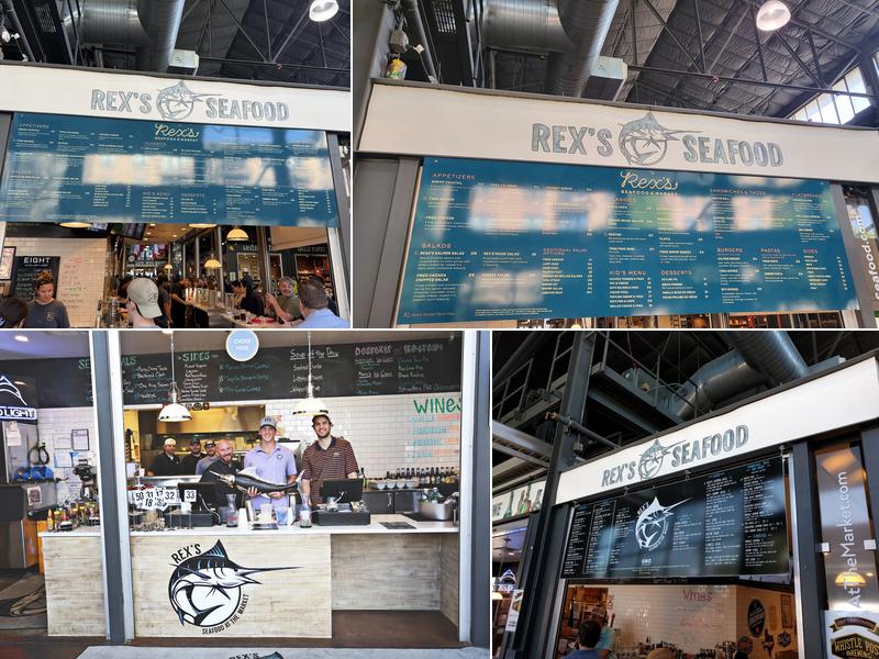 Rex's Seafood and Market Menu