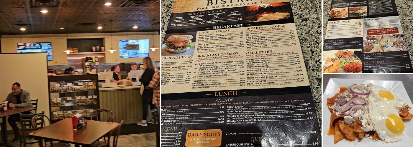 Rey Bagel Bistro Menu