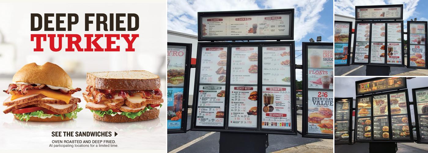 Arby's Menu