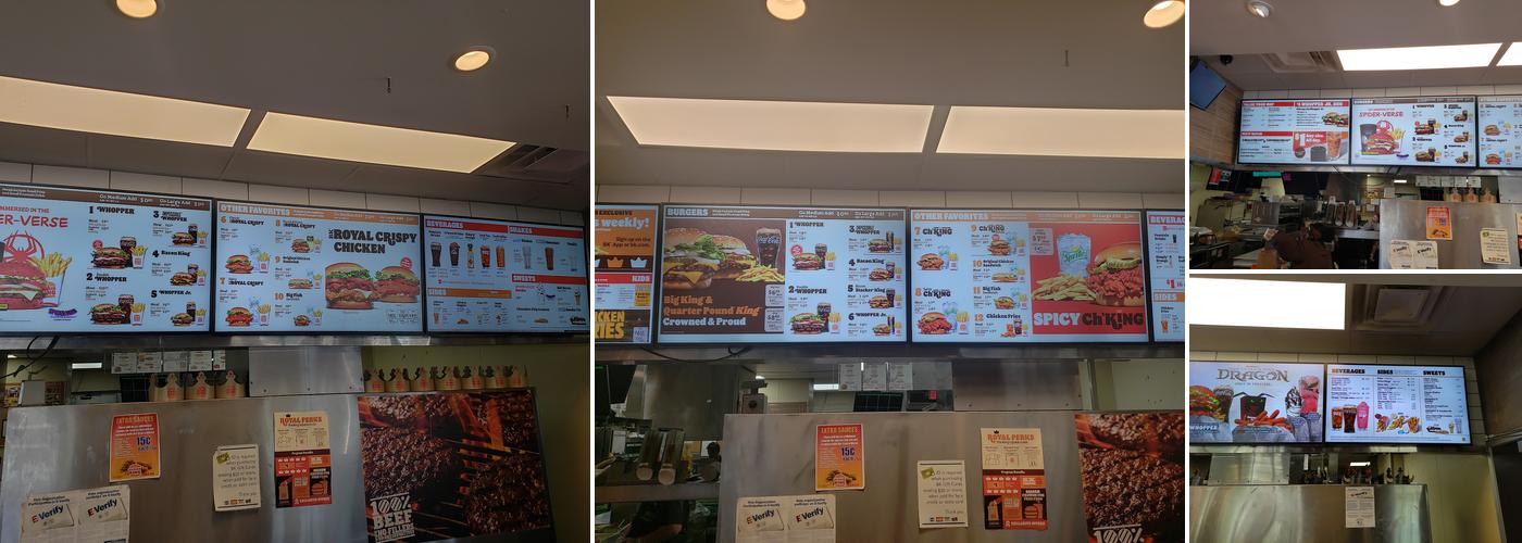 Burger King Menu