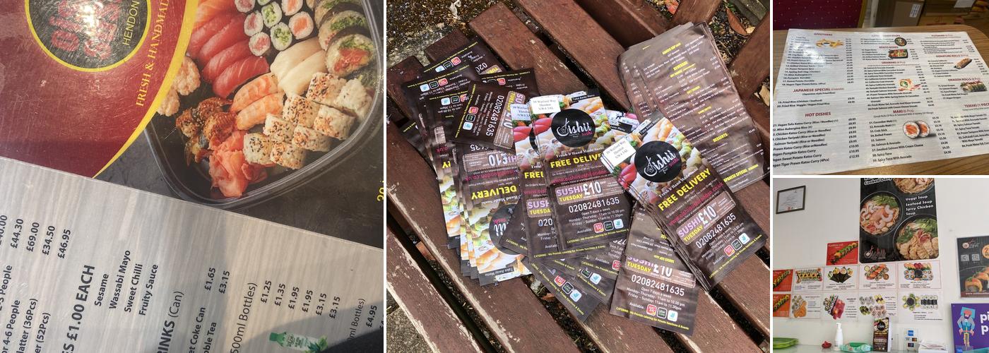 Oishii Sushi - London Menu