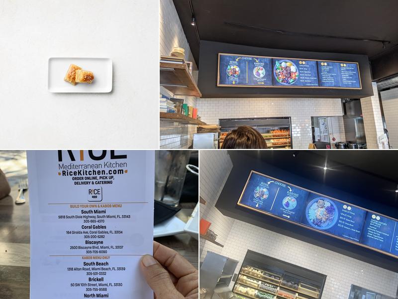 Rice Mediterranean Kitchen Menu