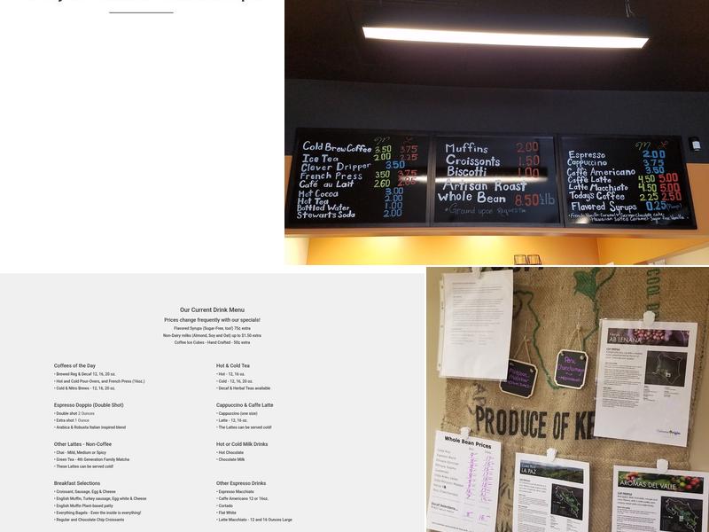 Richboro COFFEE & Roastery Menu