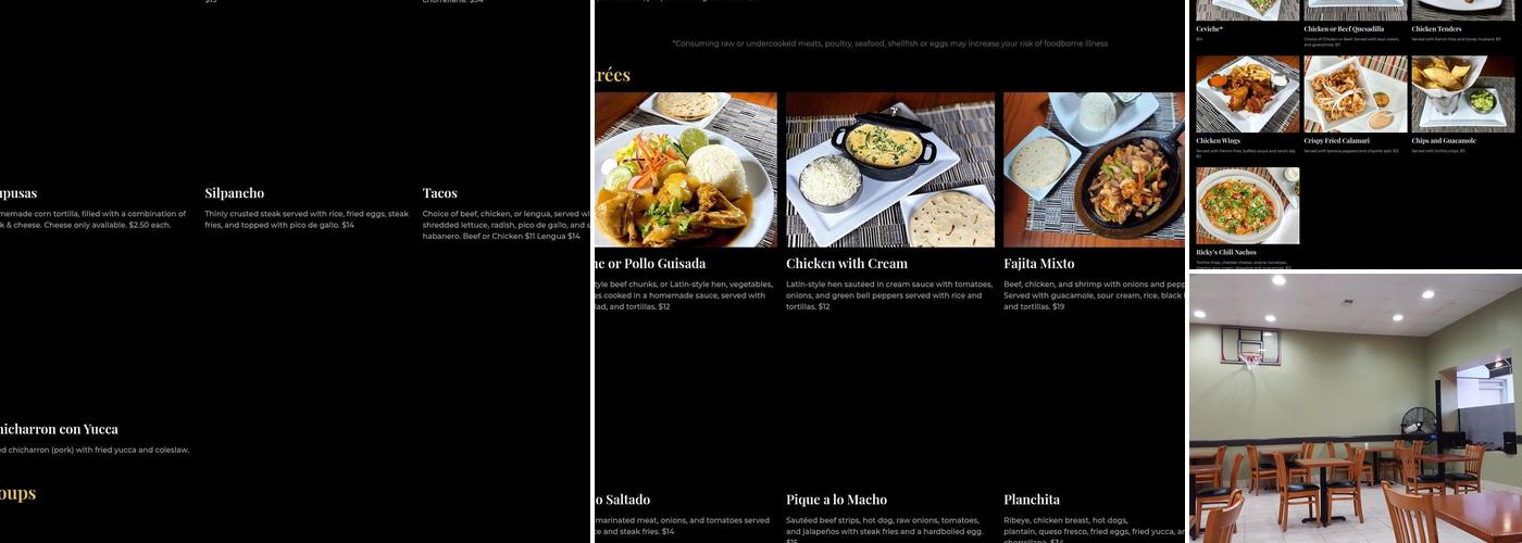 Ricky's Pub & Grill Menu