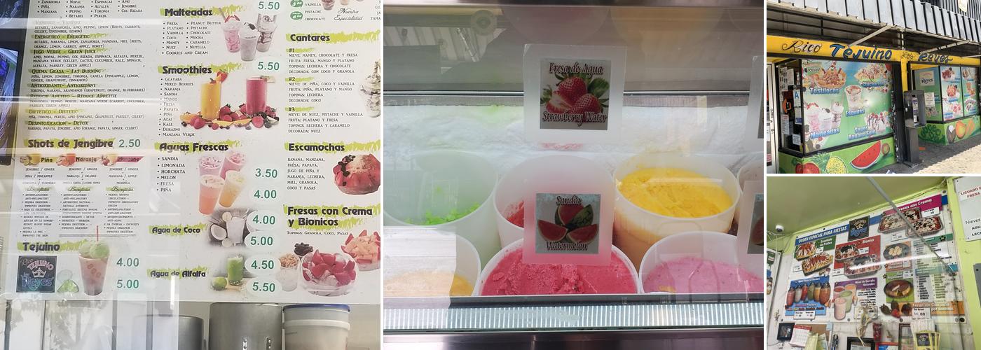 Rico Tejuino Los Reyes Menu