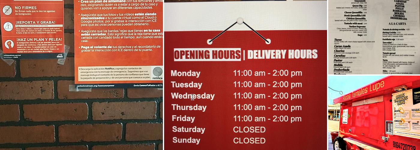 Ricos Tacos Lupe Menu