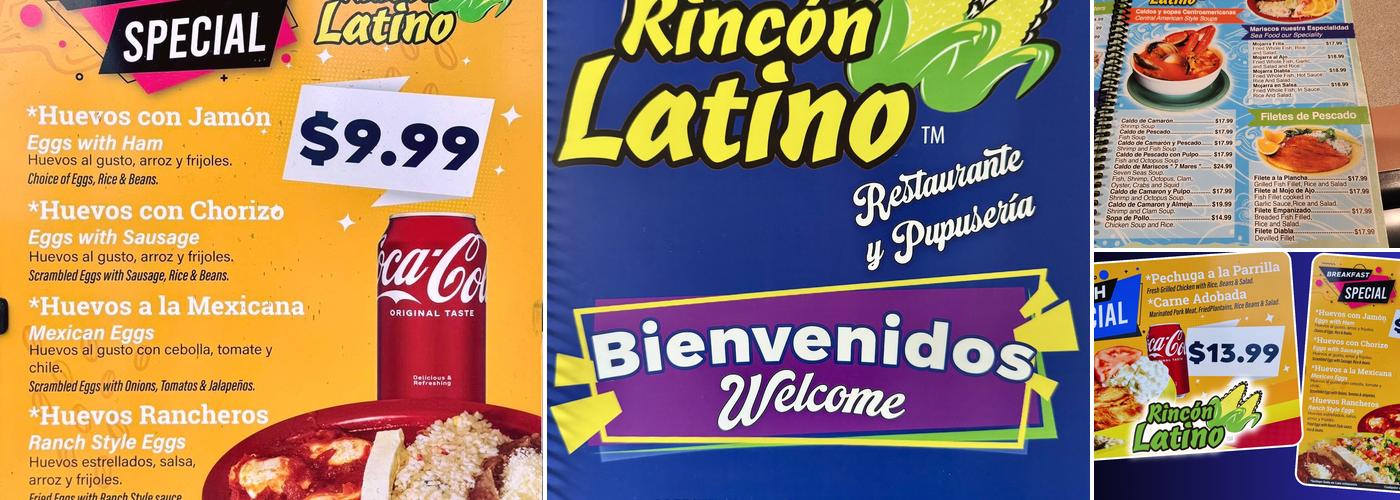 Rincon Latino Menu