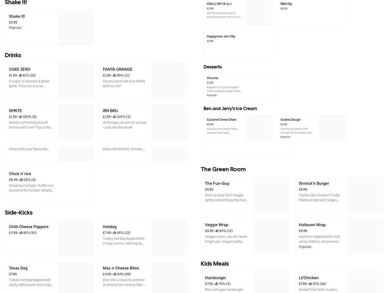 Nagomi Cricklewood Menu