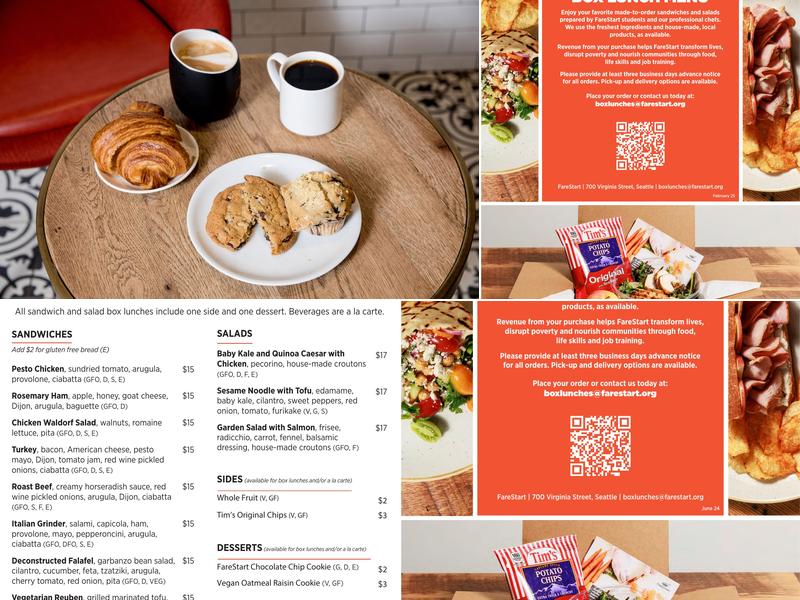 FareStart Café Menu