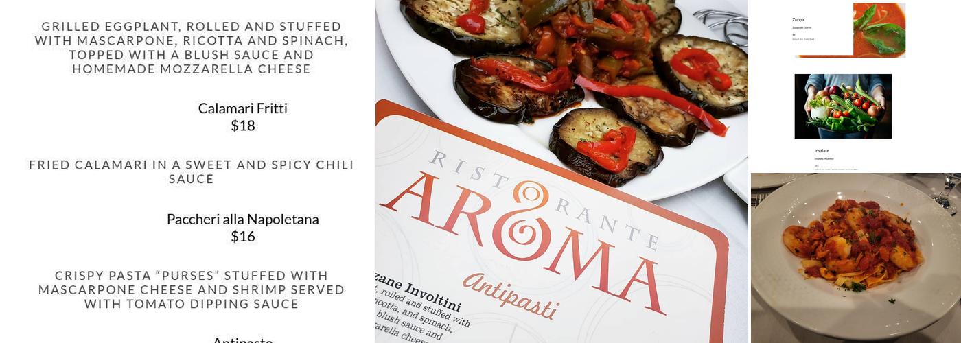 Aroma on 3rd Menu