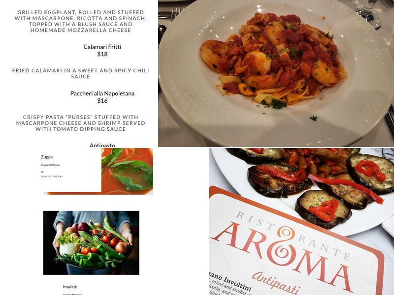 Aroma on 3rd Menu