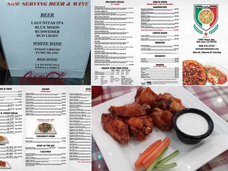 Ristorante da Maria Menu