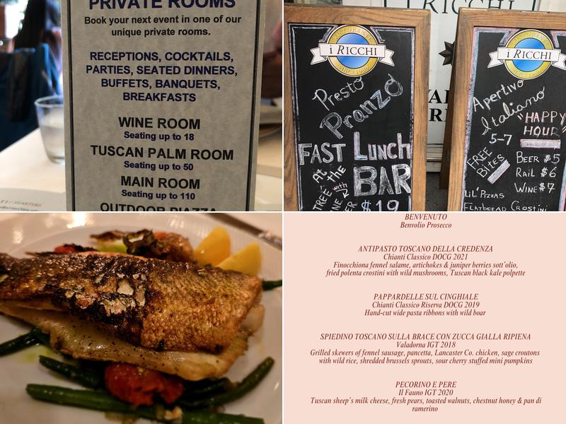 Ristorante i Ricchi Menu