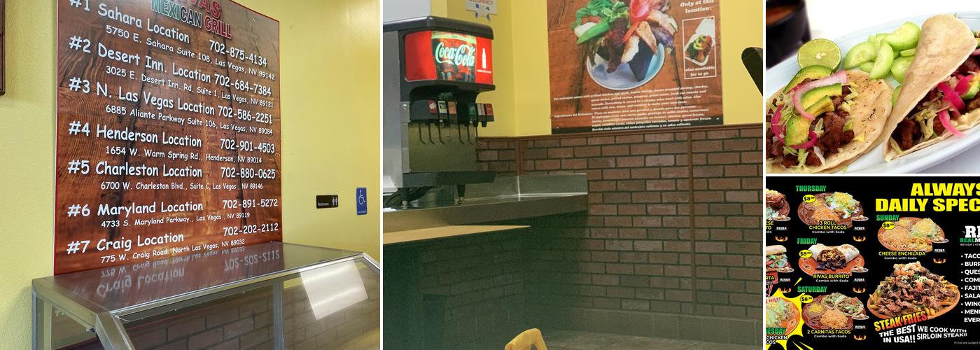 Rivas Mexican Grill #7 Menu