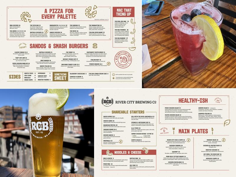 River City Brewing Company Menu