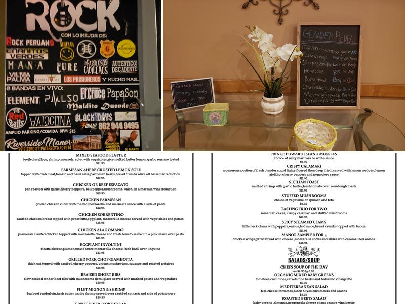 Riverside Manor Menu