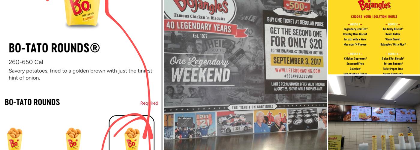 Bojangles Menu