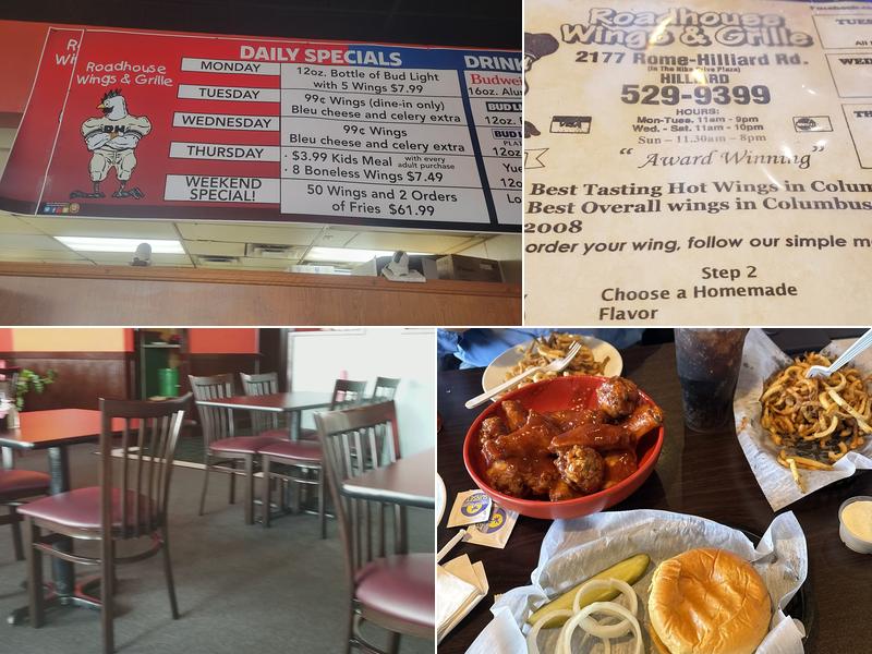 Roadhouse Wings & Grille Menu