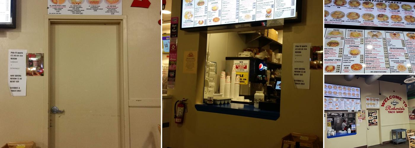 Roberto's Taco Shop Menu