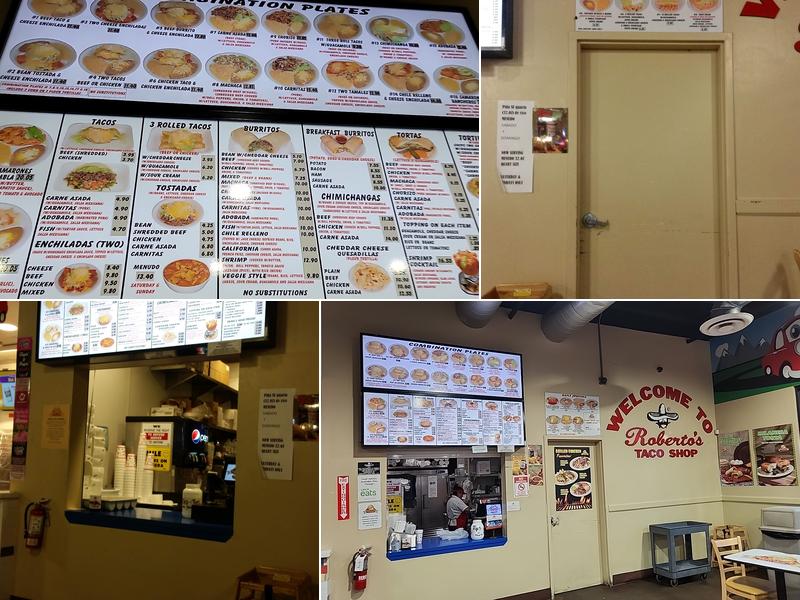 Roberto's Taco Shop Menu