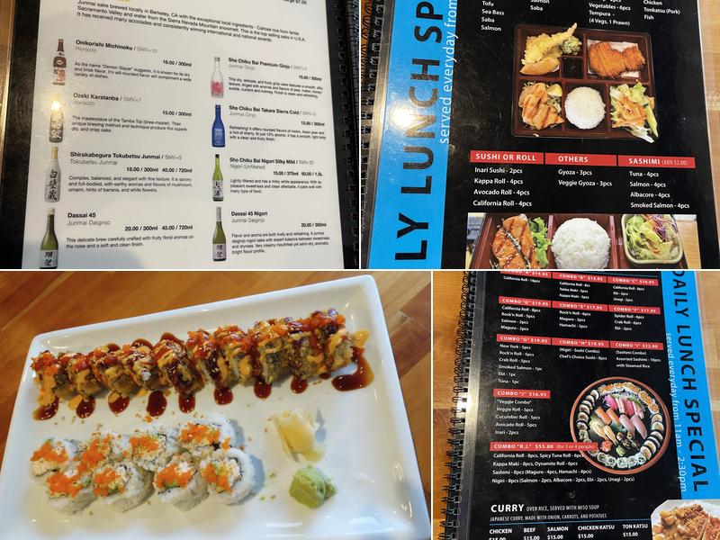Rock Japanese Cuisine Menu
