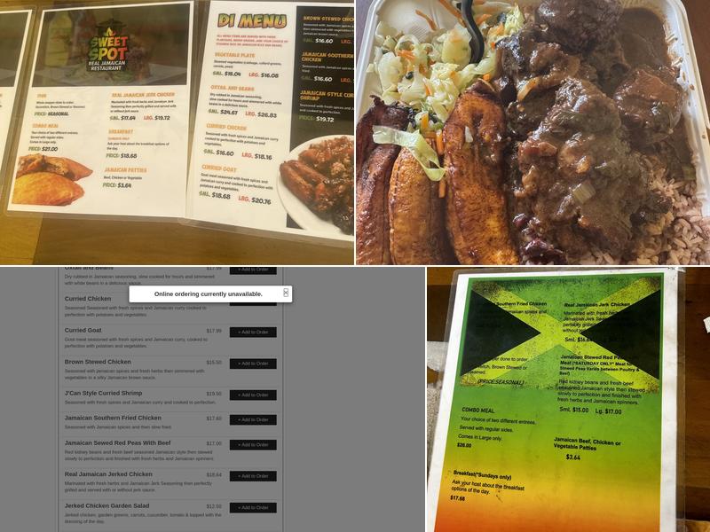 Rock Steady Real Jamaican Restaurant Menu