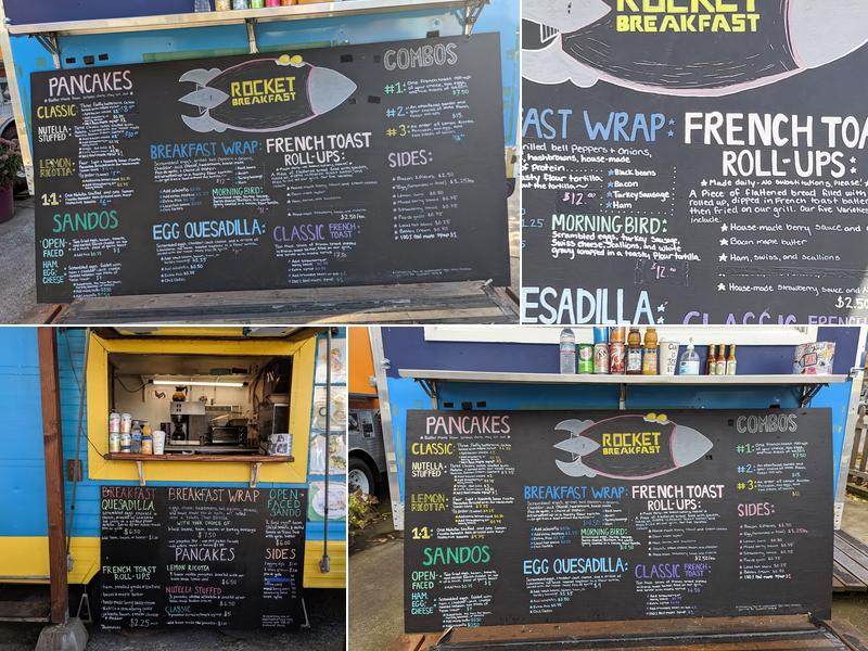 Rocket Breakfast Menu